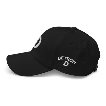 Detroit 'Old French D' Dad Hat (w/ Side Design)