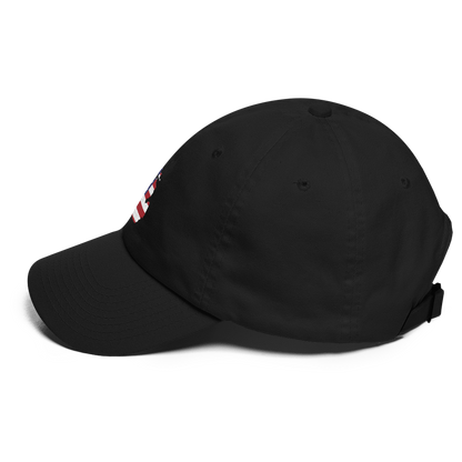 State of Michigan Dad Hat (w/ USA Flag Outline)