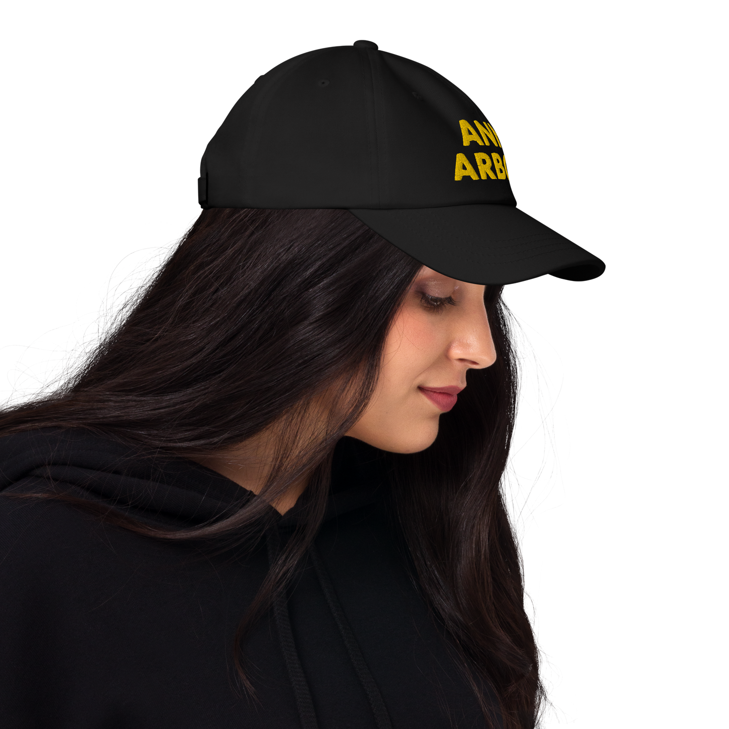 'Ann Arbor' Dad Hat | Gold/Navy Embroidery