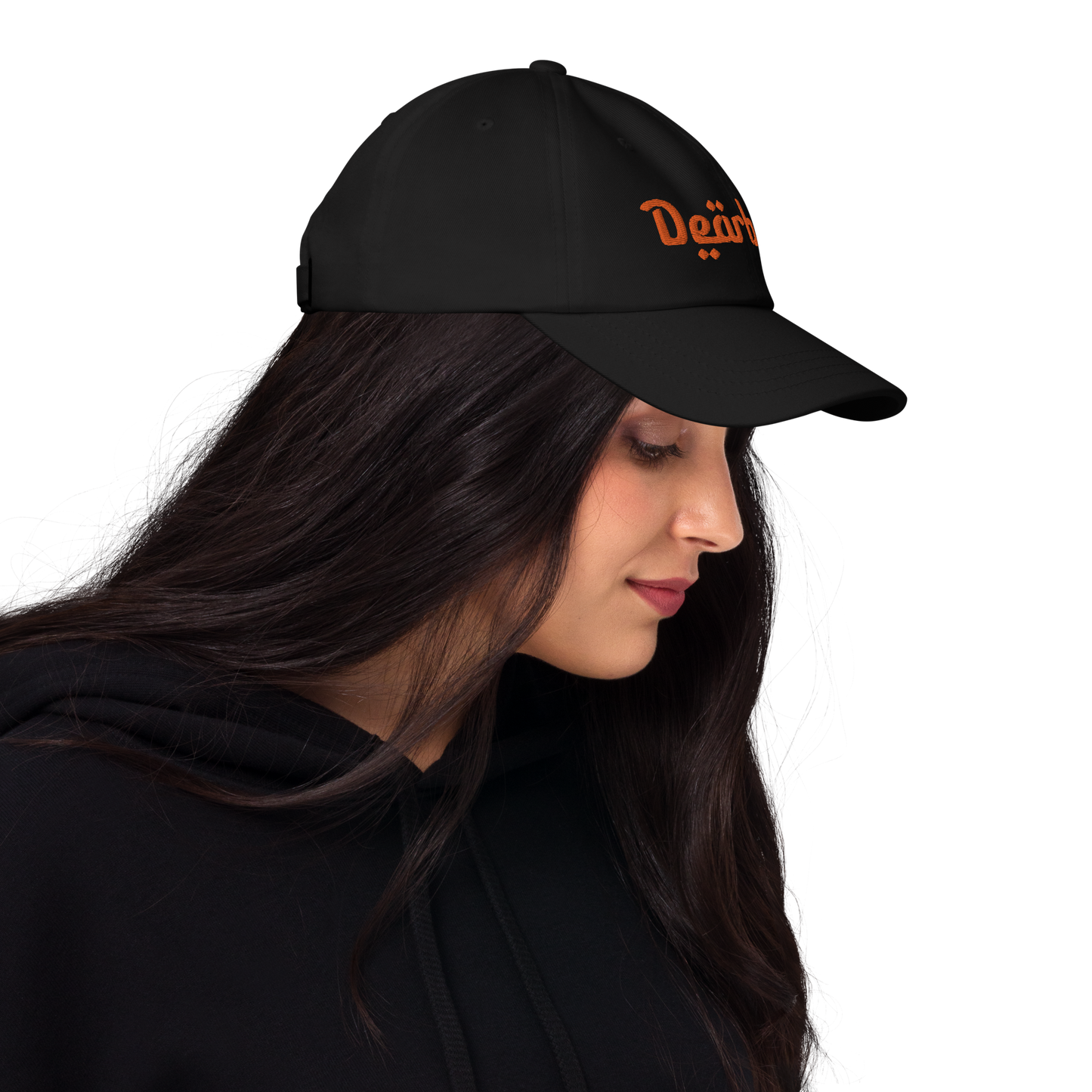 'Dearborn' Dad Hat | Orange Embroidery