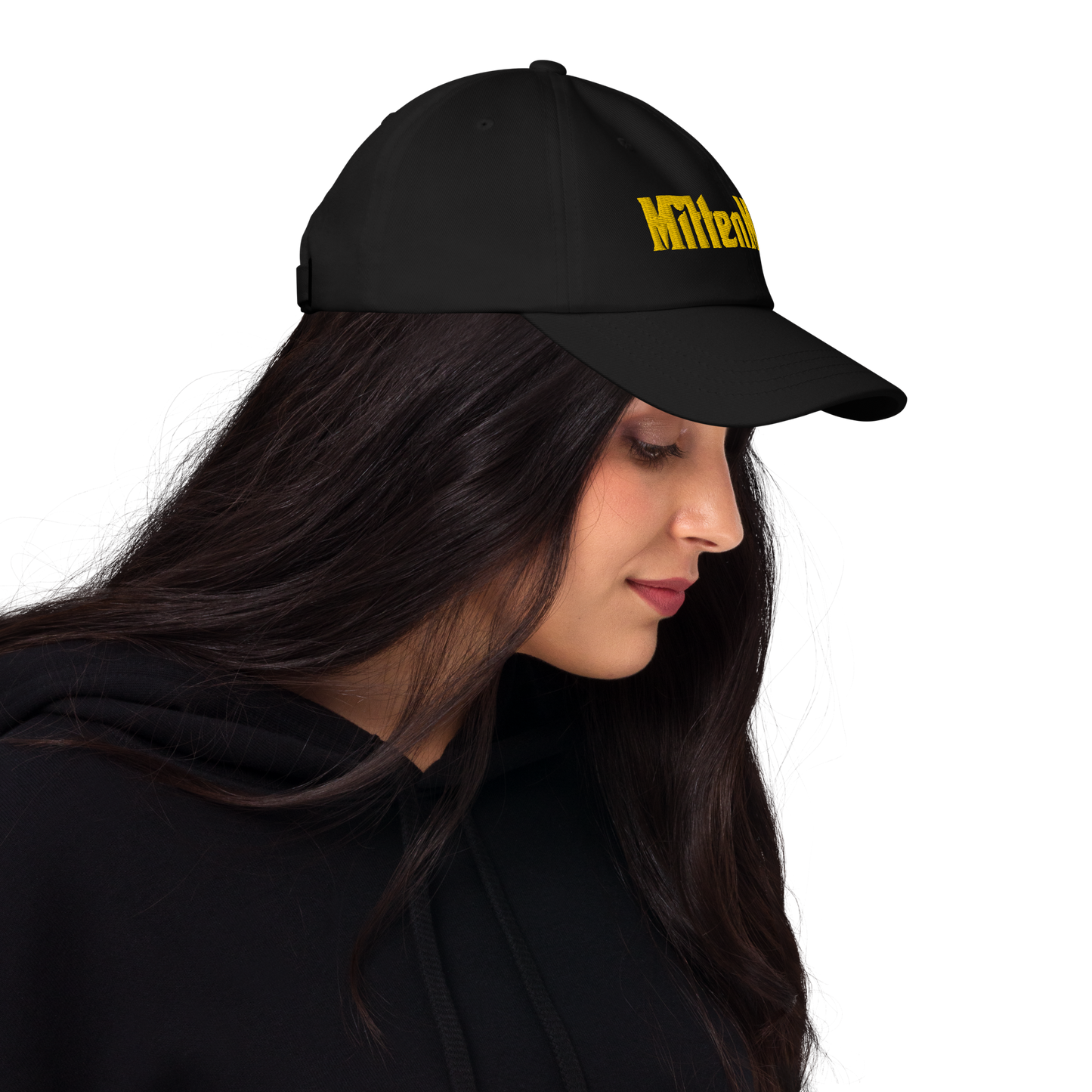 Michigan 'MittenMafia' Dad Hat (Gangster Font) | Gold Embroidery