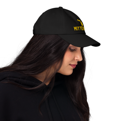 Michigan 'Mittenland' Dad Hat | Gold Embroidery