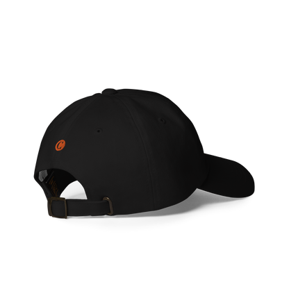 Detroit 'Old French D' Dad Hat (w/ Side Design) | Orange Embroidery