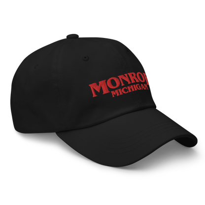 'Monroe Michigan' Dad Hat (1980s Drama Parody)