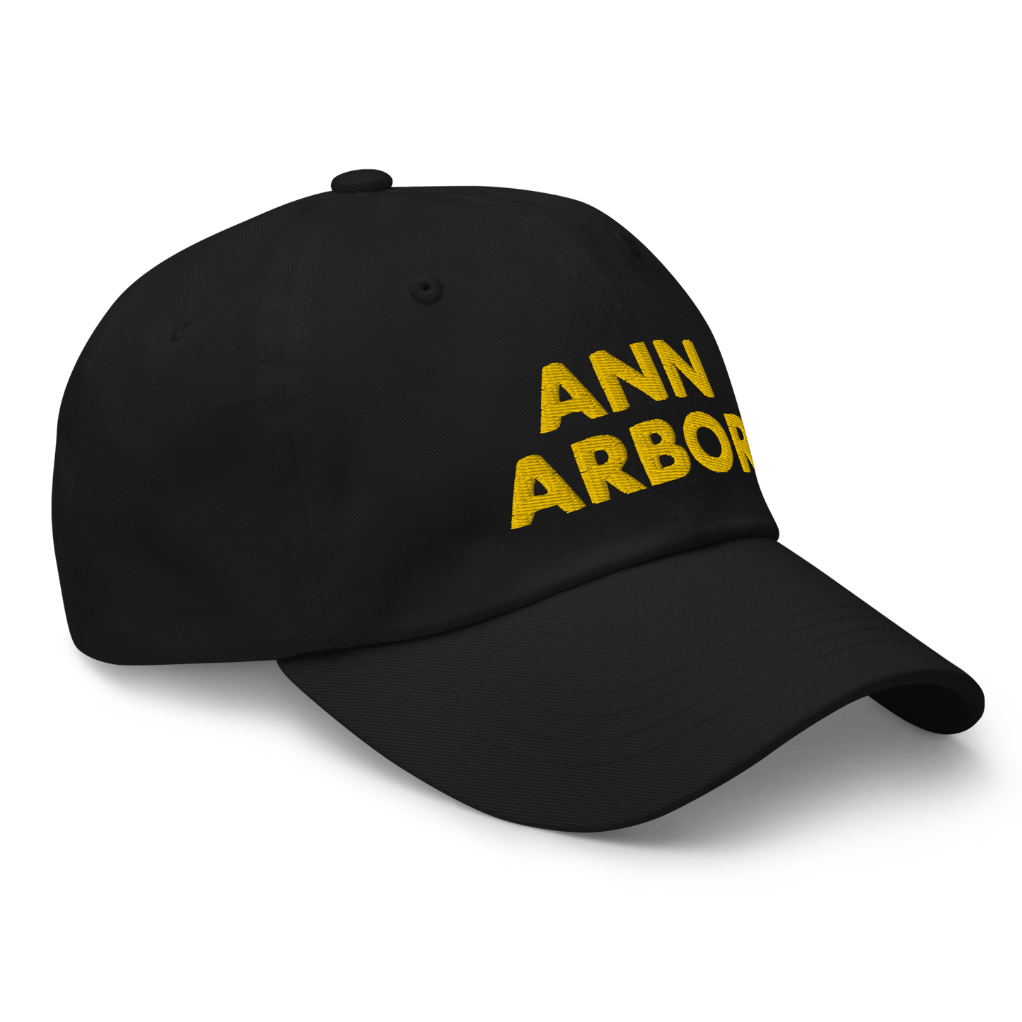 'Ann Arbor' Dad Hat | Gold/Navy Embroidery