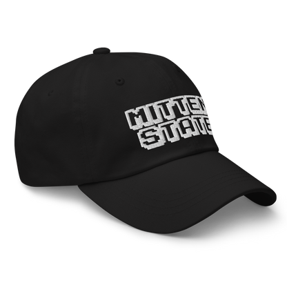 Michigan 'Mitten State' Dad Hat (Arcade Font)