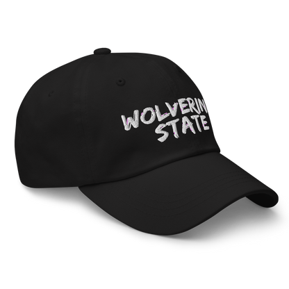 Michigan 'Wolverine State' Dad Hat (Angry Brush Font)