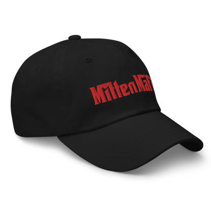 Michigan 'MittenMafia' Dad Hat (Gangster Font) | Red Embroidery