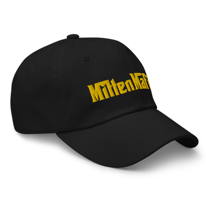 Michigan 'MittenMafia' Dad Hat (Gangster Font) | Gold Embroidery