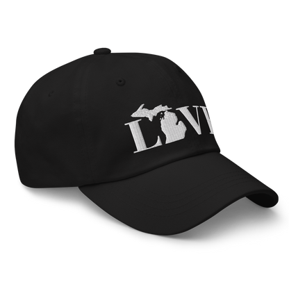 Michigan 'Love' Dad Hat (Didone Font)