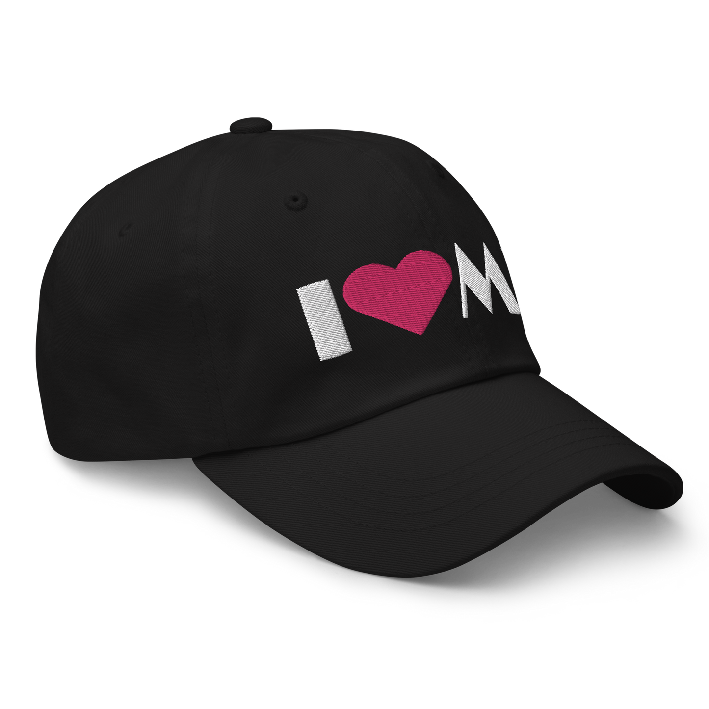 Michigan 'I ❤️ MI' Dad Hat (Art Deco Font)