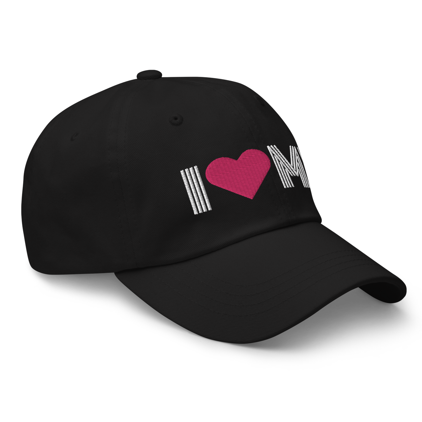 Michigan 'I ❤️ MI' Dad Hat (Metalpress Font)