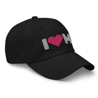 Michigan 'I ❤️ MI' Dad Hat (Metalpress Font)