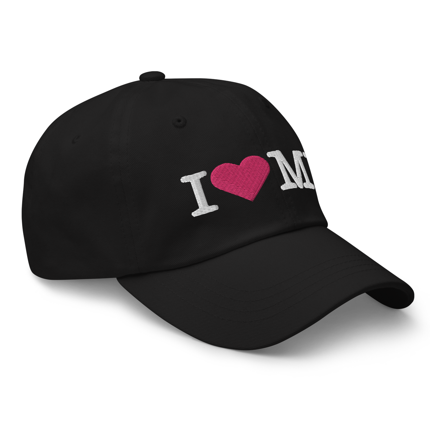 Michigan 'I ❤️ MI' Dad Hat (Typewriter Font)