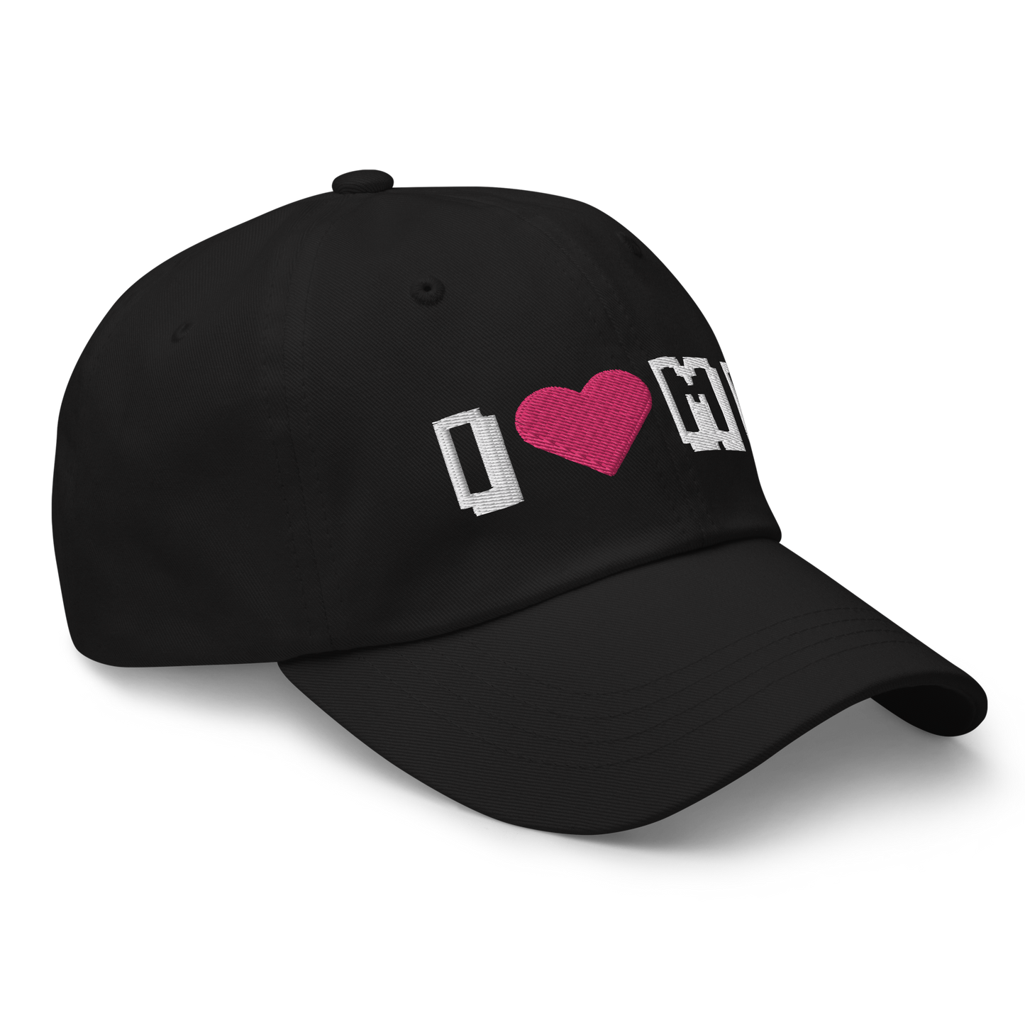 Michigan 'I ❤️ MI' Dad Hat (Arcade Font)