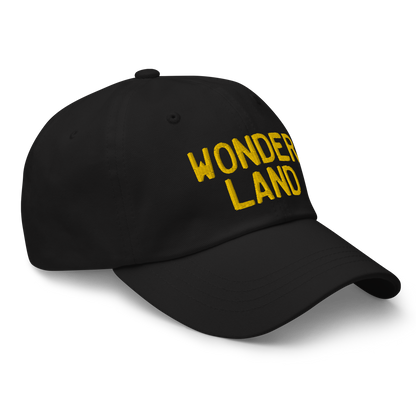 Michigan 'Wonderland' Dad Hat (Licence Plate Font) | Gold Embroidery