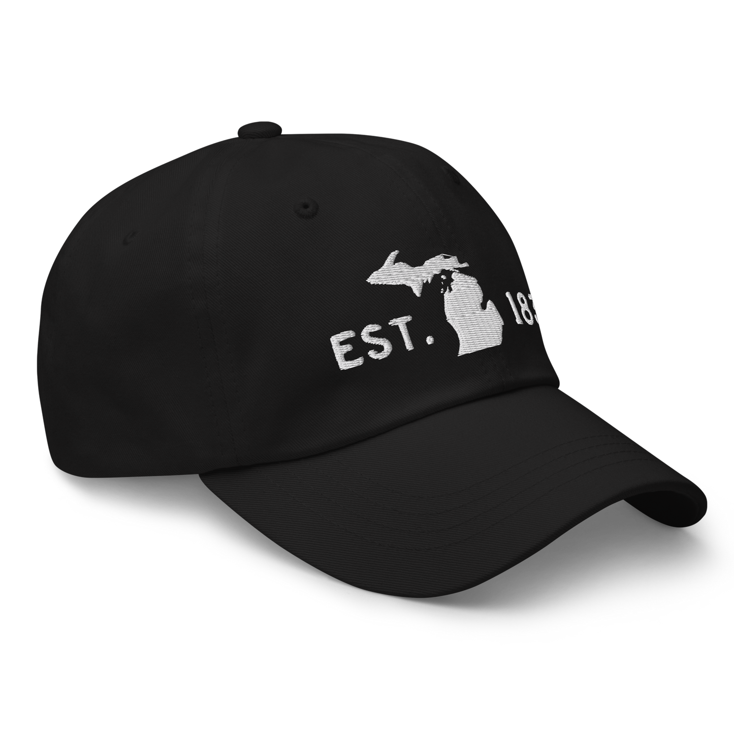 Michigan 'EST 1837' Dad Hat (Licence Plate Font)