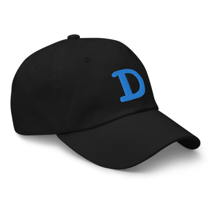 Detroit 'Old French D' Dad Hat (w/ Side Design) | Azure Embroidery