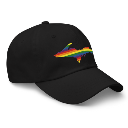 Michigan Upper Peninsula Dad Hat (Pride Edition)