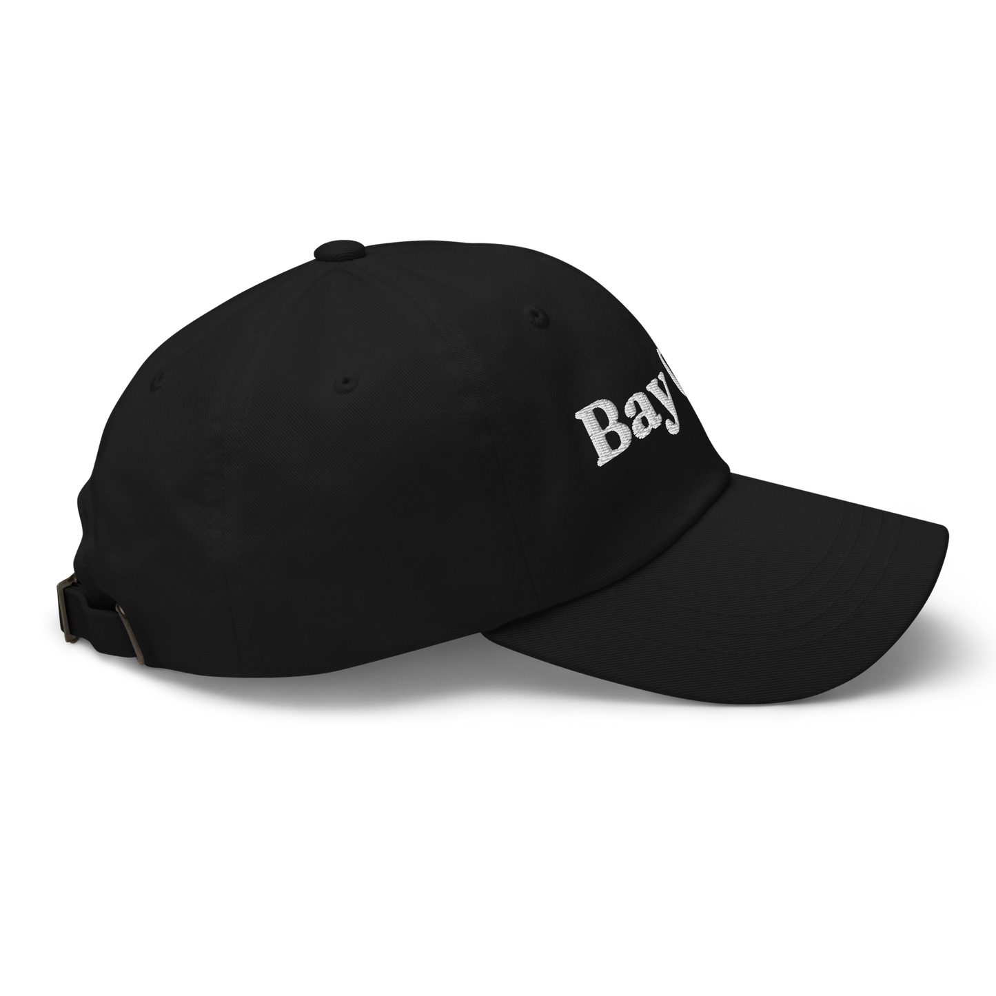 'Bay City' Dad Hat | White/Navy Embroidery