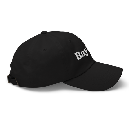 'Bay City' Dad Hat | White/Navy Embroidery