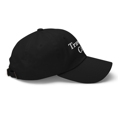 'Traverse City' Dad Hat | White/Black Embroidery