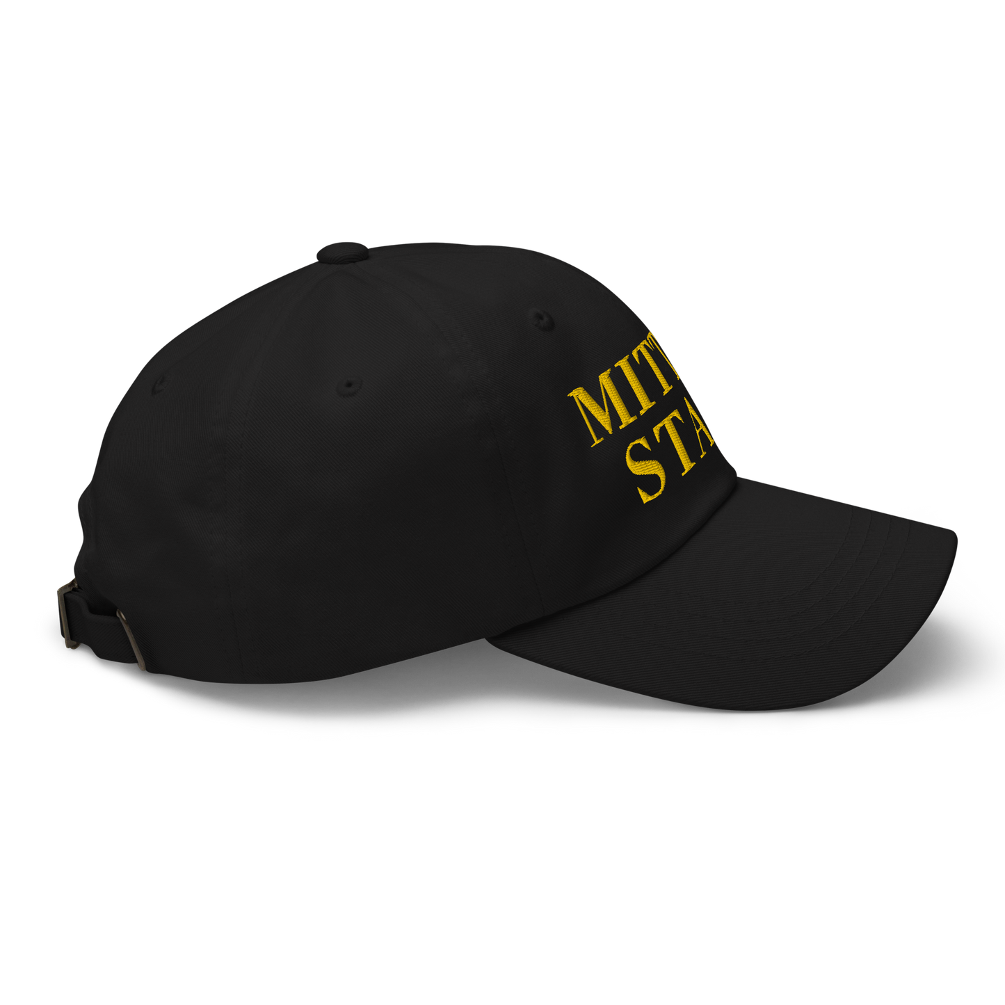 Michigan 'Mitten State' Dad Hat (Didone Font) | Gold Embroidery