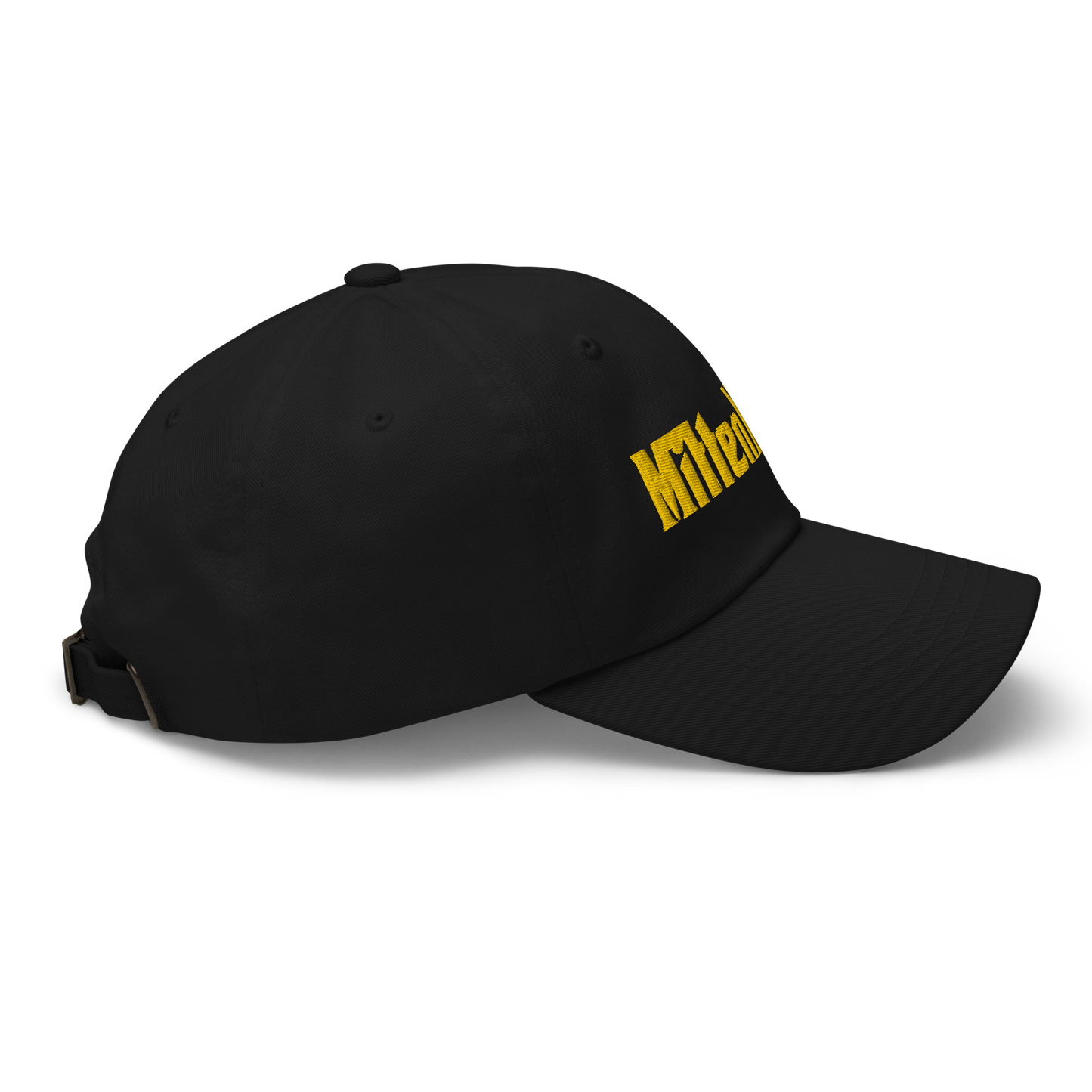 Michigan 'MittenMafia' Dad Hat (Gangster Font) | Gold Embroidery