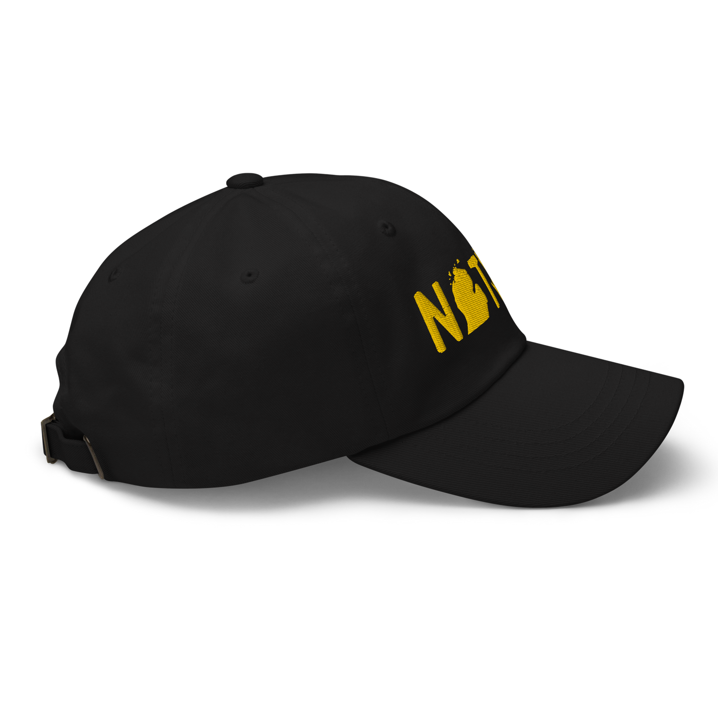 Michigan 'Native' Dad Hat (Licence Plate Font) | Gold Embroidery