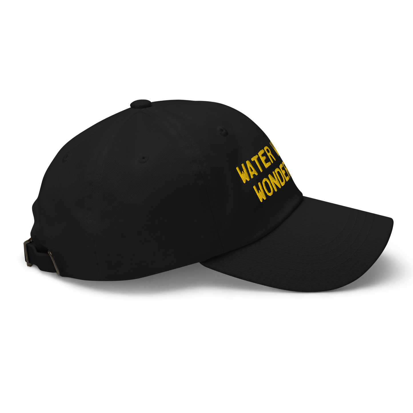 Michigan 'Water Winter Wonderland' Dad Hat (Licence Plate Font) | Gold Embroidery