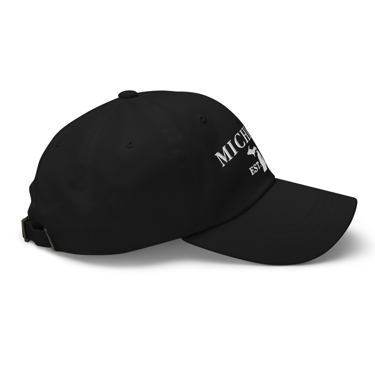 'Michigan EST 1837' Dad Hat (Didone Font)