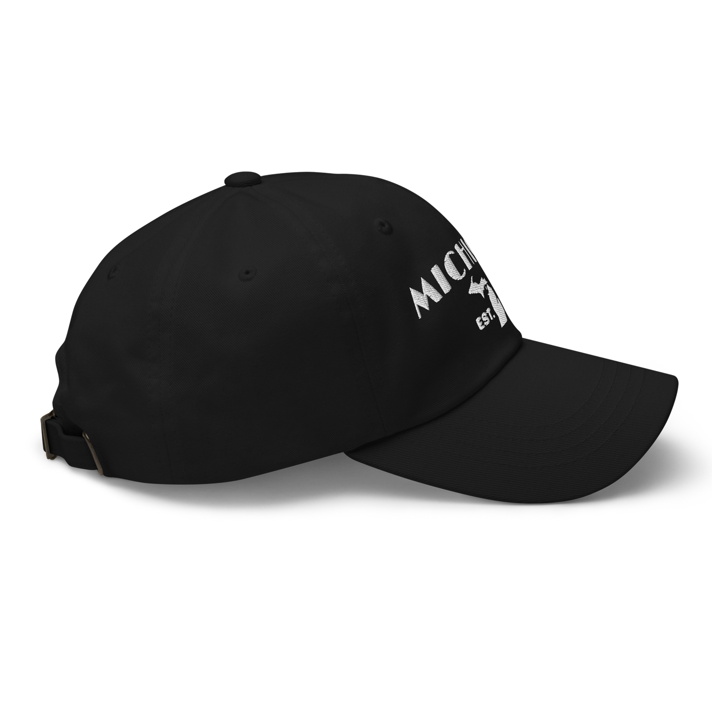 'Michigan EST 1837' Dad Hat (Theatrical Art Deco Font)