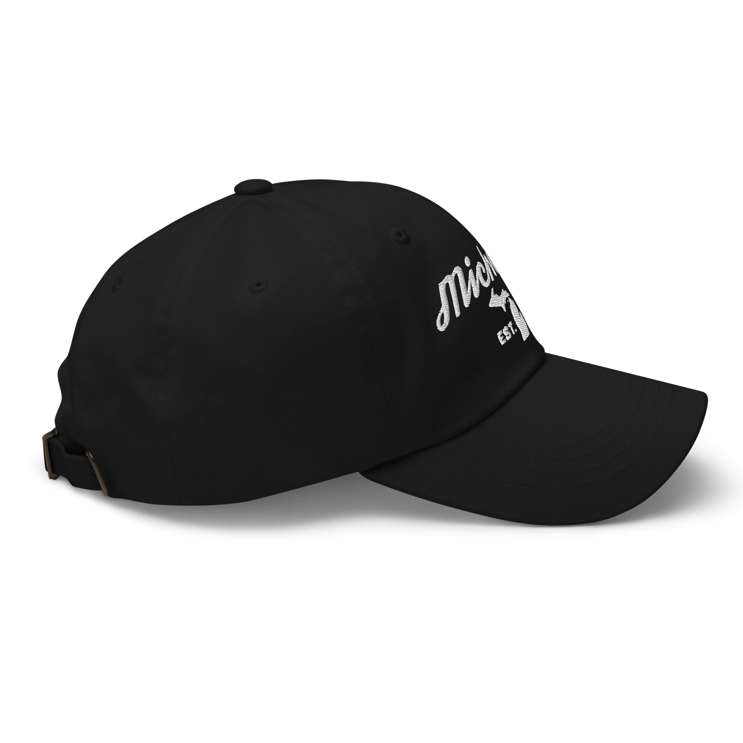 'Michigan EST 1837' Dad Hat (Script Font)