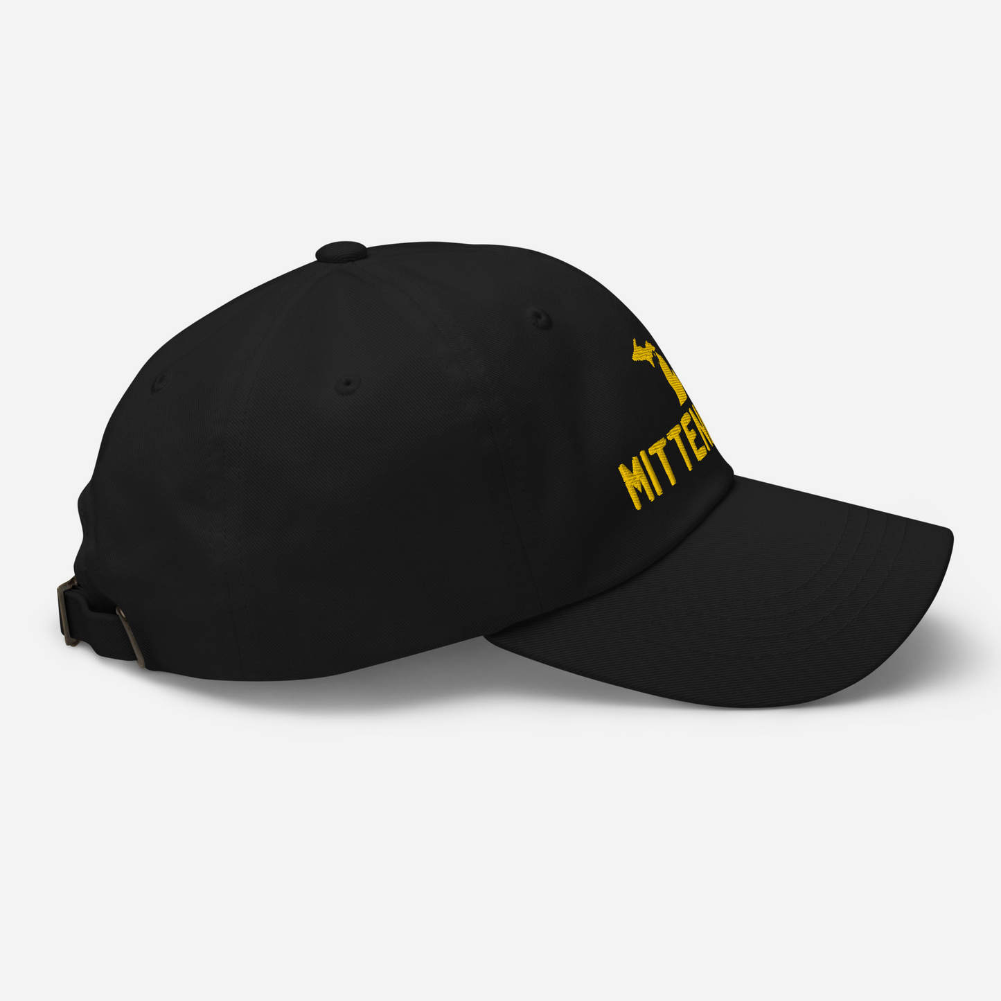 Michigan 'Mittenland' Dad Hat | Gold Embroidery