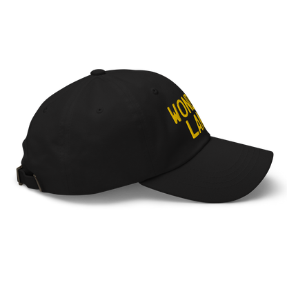 Michigan 'Wonderland' Dad Hat (Licence Plate Font) | Gold Embroidery