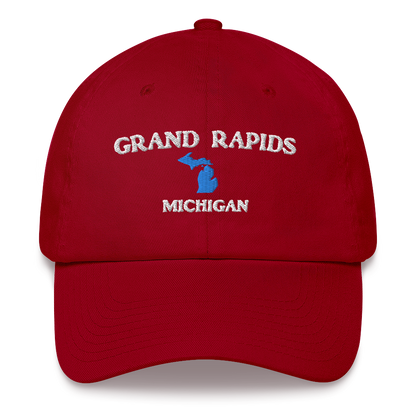 'Grand Rapids Michigan' Dad Hat (w/ Michigan Outline)