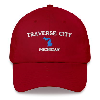 'Traverse City Michigan' Dad Hat (w/ Michigan Outline)