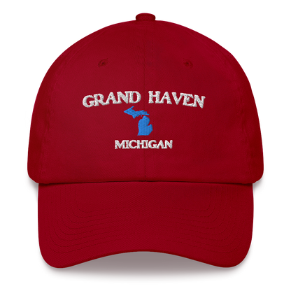 'Grand Haven Michigan' Dad Hat (w/ Michigan Outline)