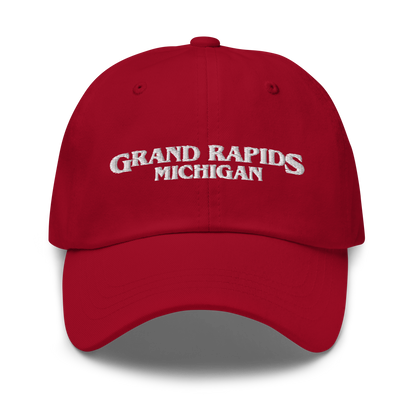 'Grand Rapids Michigan' Dad Hat (1980s Drama Parody)