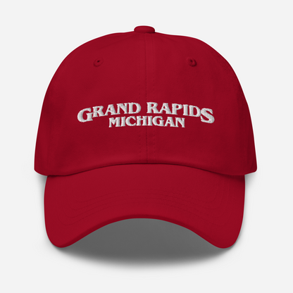 'Grand Rapids Michigan' Dad Hat (1980s Drama Parody)