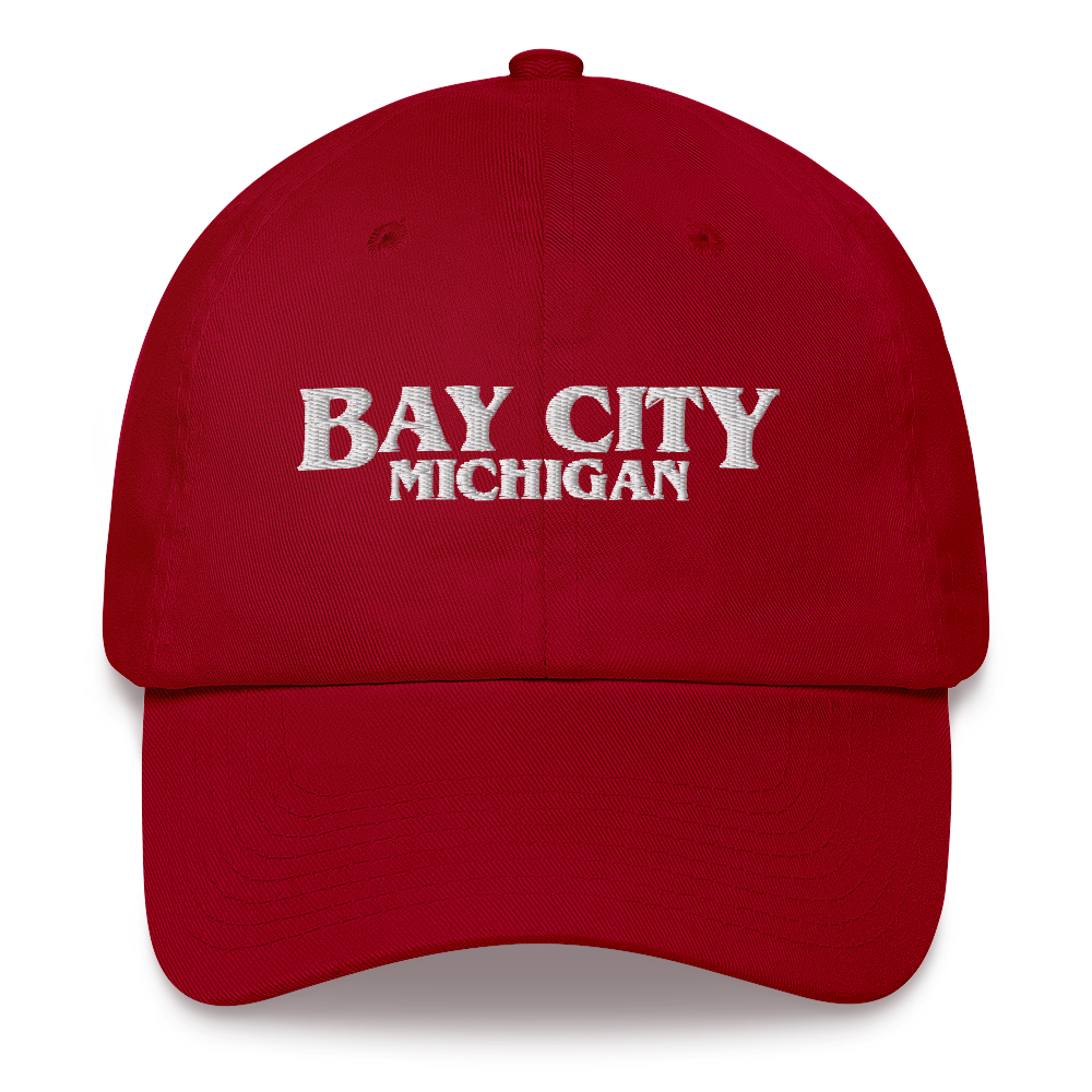 'Bay City Michigan' Dad Hat (1980s Drama Parody)