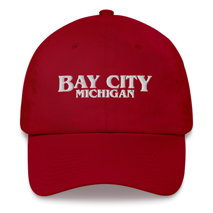 'Bay City Michigan' Dad Hat (1980s Drama Parody)