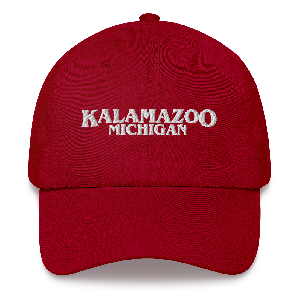 'Kalamazoo Michigan' Dad Hat (1980s Drama Parody)