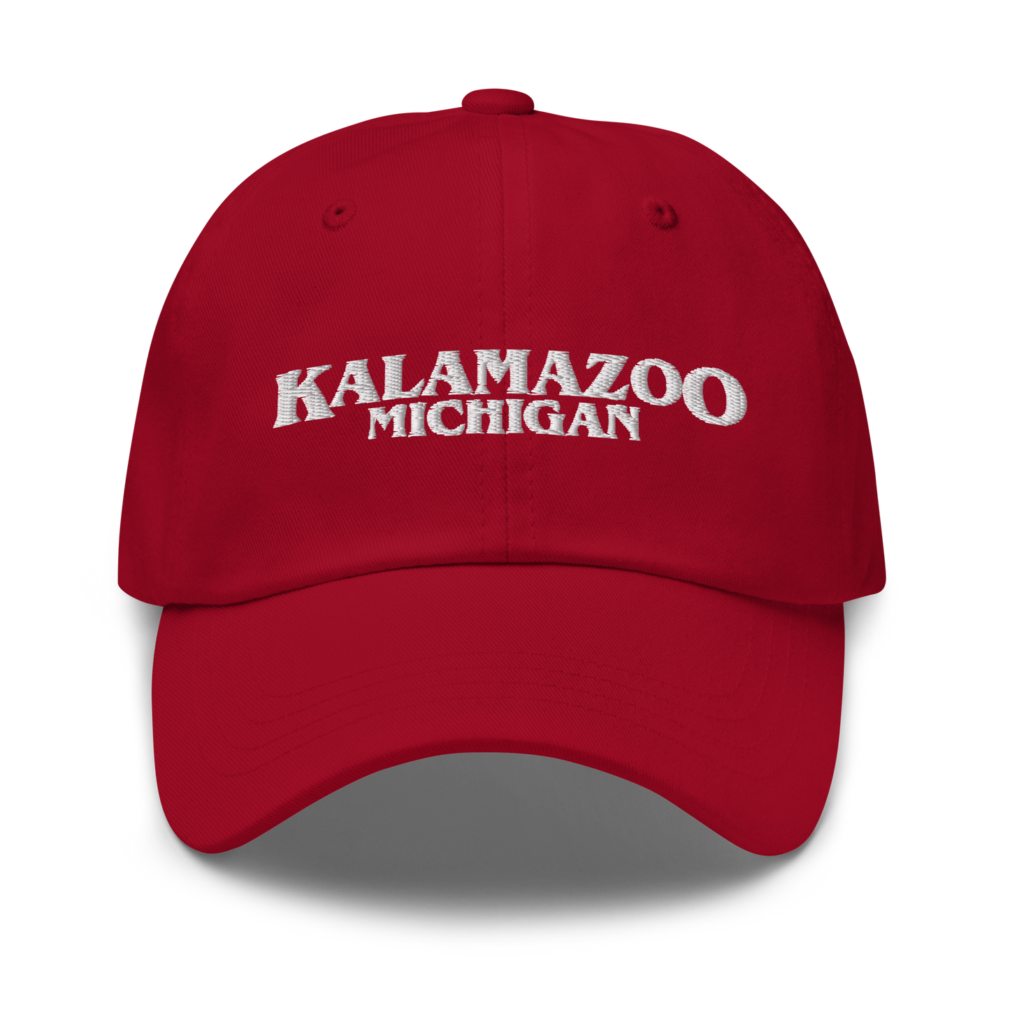 'Kalamazoo Michigan' Dad Hat (1980s Drama Parody)