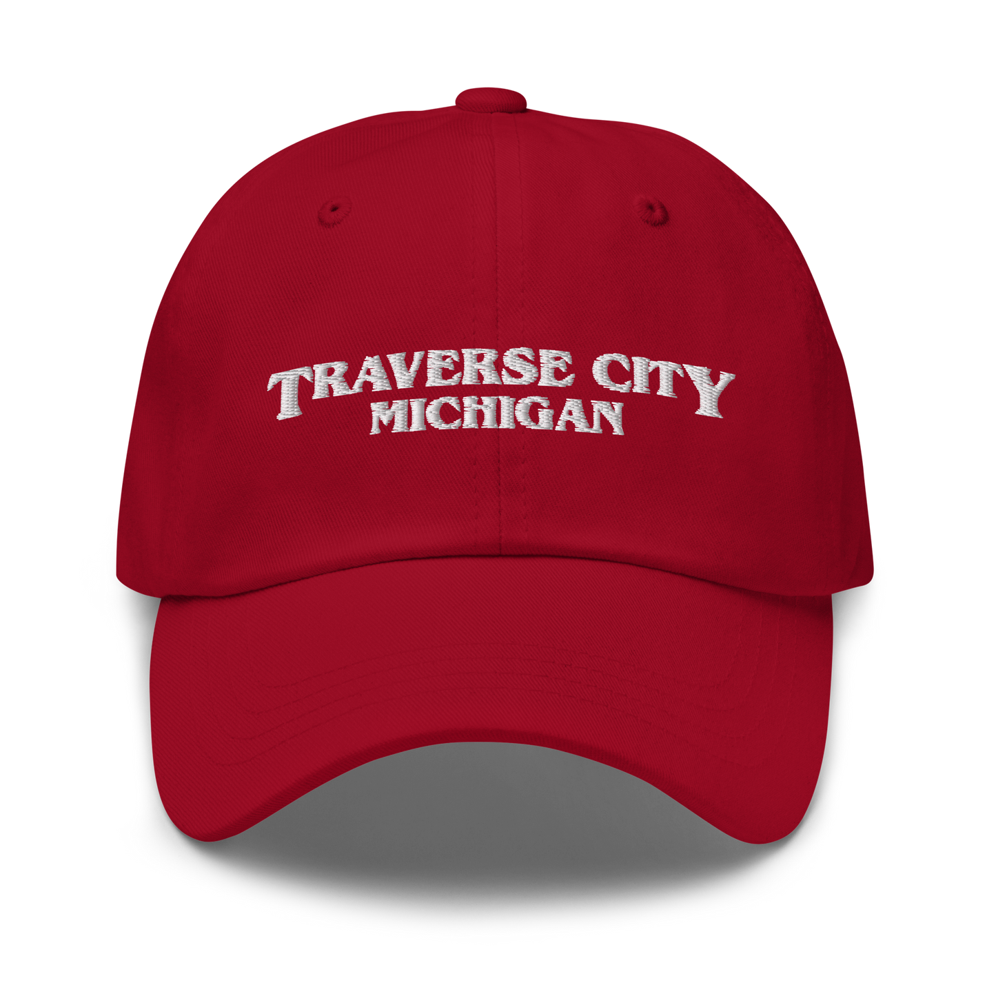 'Traverse City Michigan' Dad Hat (1980s Drama Parody)