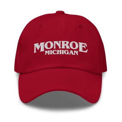 'Monroe Michigan' Dad Hat (1980s Drama Parody)