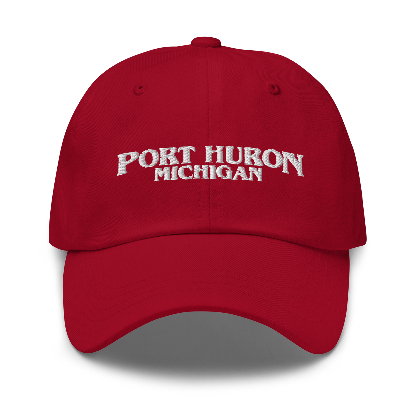 'Port Huron Michigan' Dad Hat (1980s Drama Parody)