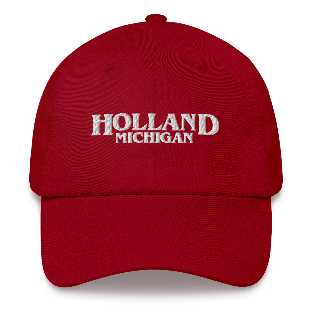 'Holland Michigan' Dad Hat (1980s Drama Parody)