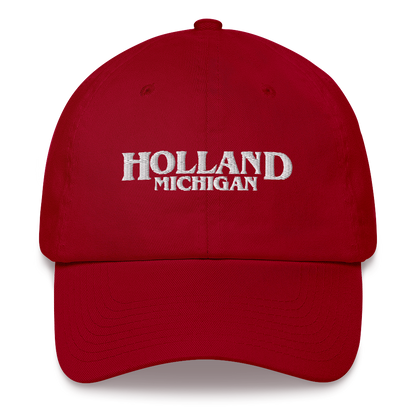 'Holland Michigan' Dad Hat (1980s Drama Parody)