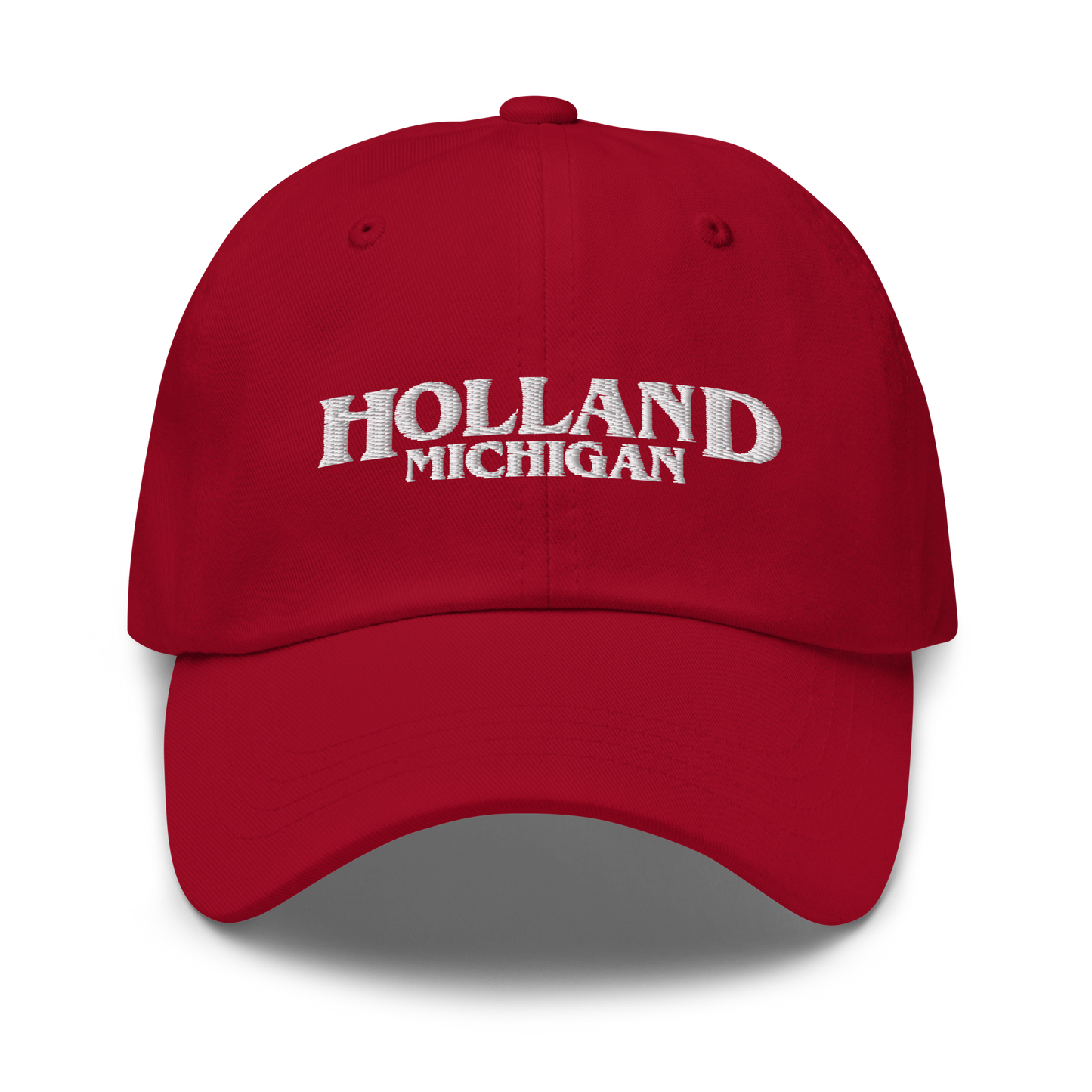 'Holland Michigan' Dad Hat (1980s Drama Parody)